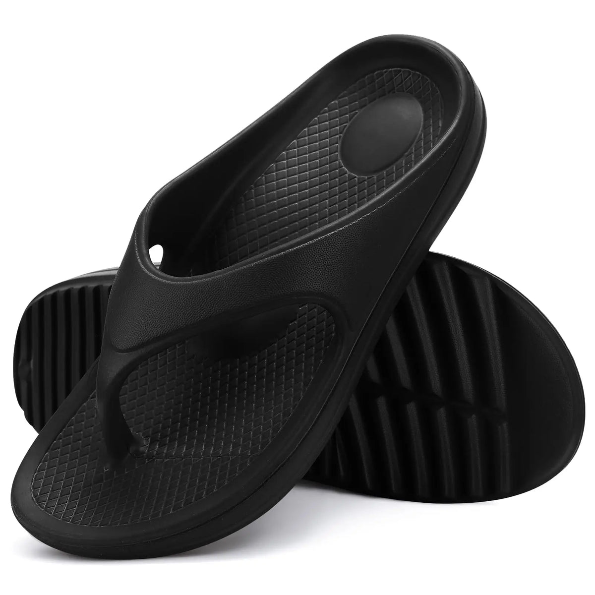 Evshine Women Orthopedic Sandals Flip Flops With Arch Support Men Non-slip Bath Shower Slippers Unisex Fashion House Slippers