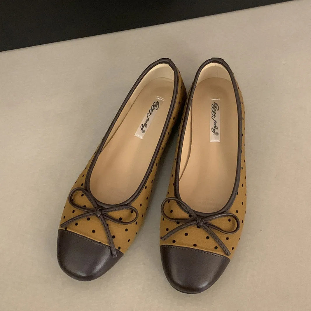 Bailamos Brand New Women Flats Fashion Shallow Ladies Casual Soft Mary Jane Shoes Outdoor Dress Flat Ballet Shoes Mujer