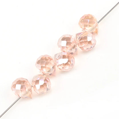 10*8mm Czech Crystal Waterdrop Beads Shiny Faceted Glass Strawberry Beads for Jewelry Making Needlework DIY Handmade Accessories