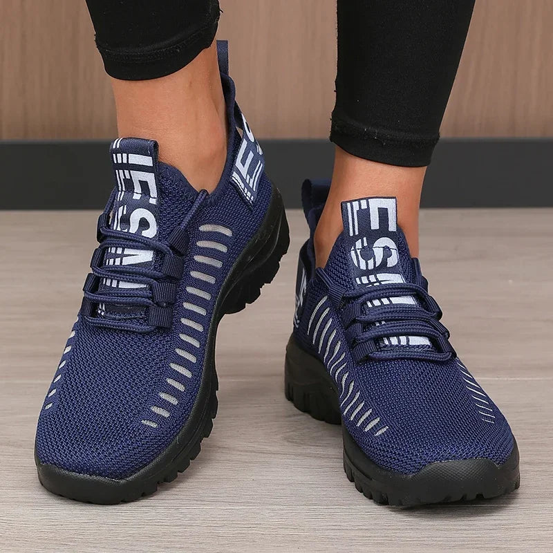 2025 Fashion Mesh Running Shoes Men Women Breathable Lightweight Cushioned Sole Sports Gym Outdoor Training Sneakers Quick Dry