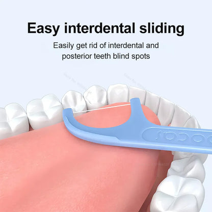 SOOCAS Professional Dental Flosser Ergonomic Design Safe Food Grade Teeth Stick Tooth Picks 50Pcs/Box Tooth Pick
