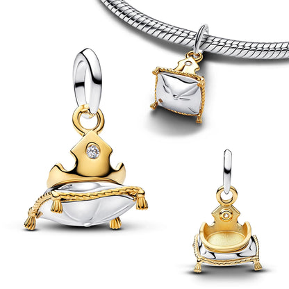New Original 925 Sterling Silver The Twelve Zodiac Signs Cat Flower Earrings Pendant Necklace For Women Jewelry Birthday Gift