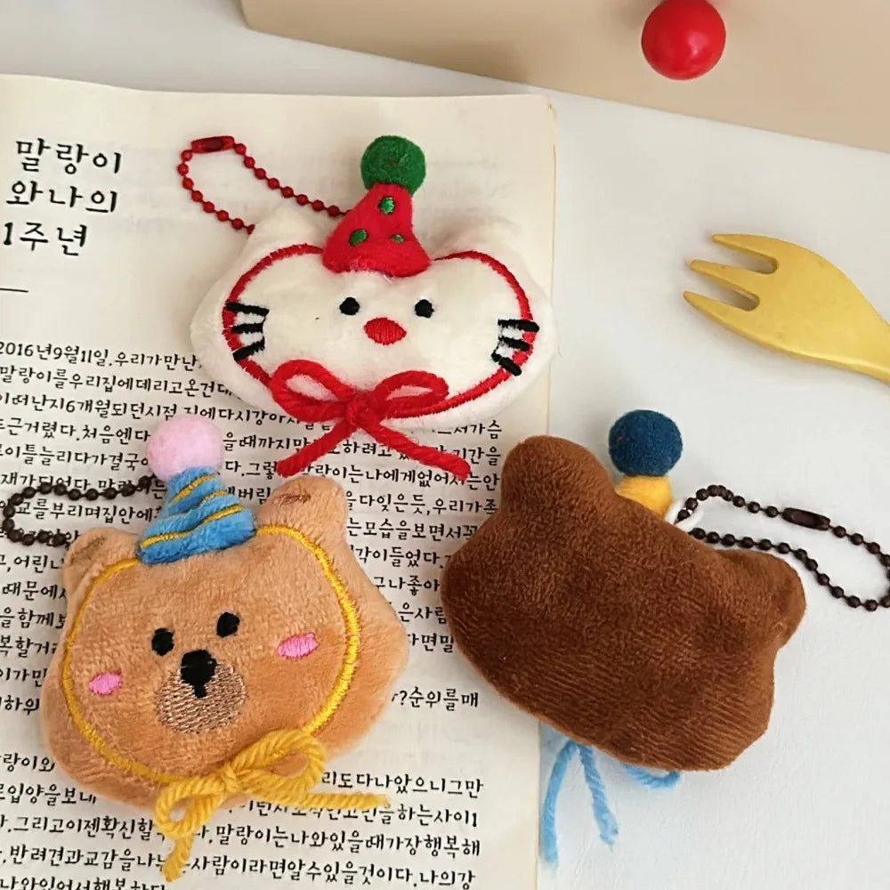 3/4/6 Pcs Cute Little Animal Doll Pendant, Versatile Toy Accessory, Keychain Pendant