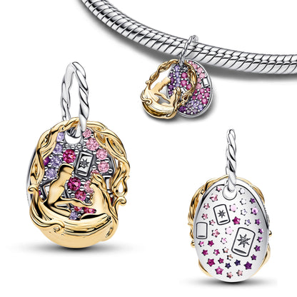 925 Sterling Silver Floral Necklaces Stud Earrings Charms Four‑Leaf Clover Sugar Skull Tiger Ghost Beads Fit Bracelet Jewelry