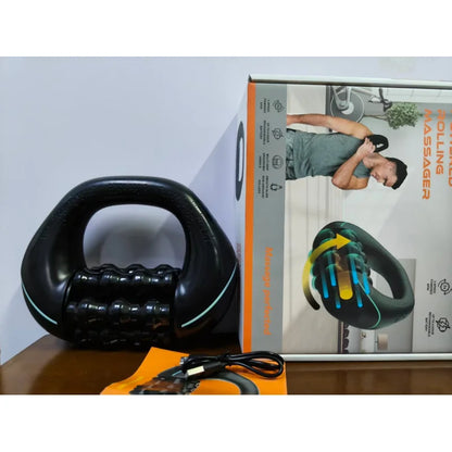 Electric Rolling Percussive Massager Whole Body and Muscle Relief Electric Massage Tool Portable Massager Handheld Massager