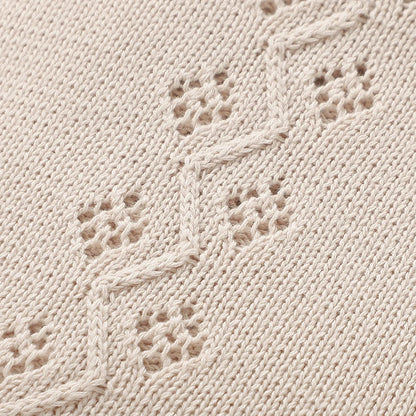 Newborn Baby Blanket Cotton Multi-use Knitted Infant Babies Boys Girls Sleeping Quilts Covers for Stroller 90*70cm Receiving Mat