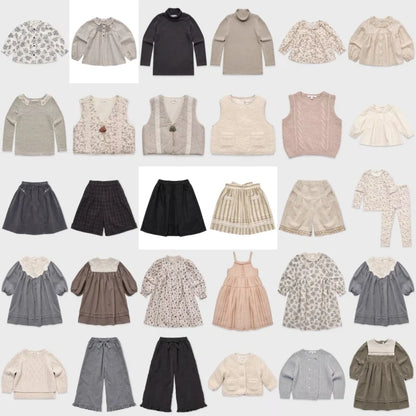 AW26 Children's LOU Autumn/Winter New Girl's Dress Undercover Pants Set