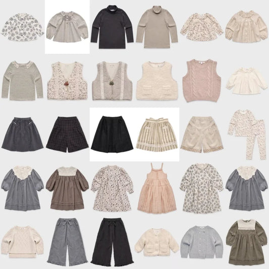 AW26 Children's LOU Autumn/Winter New Girl's Dress Undercover Pants Set