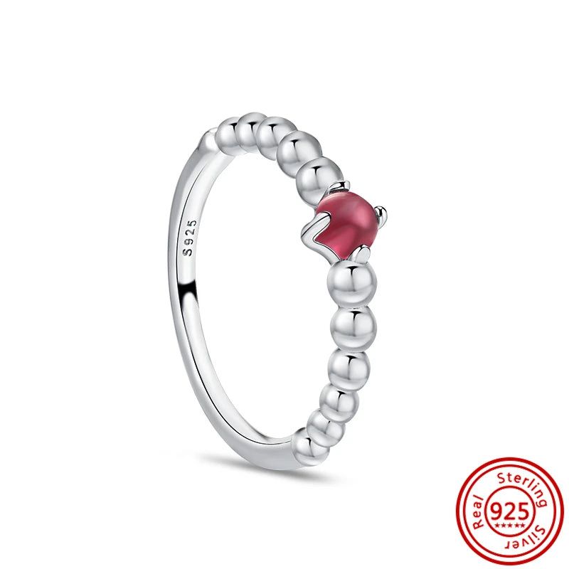 New 925 Sterling Silver Shiny Classic Square Crown Heart-shaped Ring Exquisite Luxury Charm Jewelry Holiday Surprise Gifts