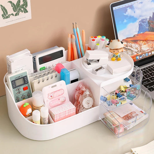 Table Makeup Storage Box Cosmetic Storage Organizer Jewelry Nail Polish Dormitory Makeup Container Desktop Sundries Storage Box