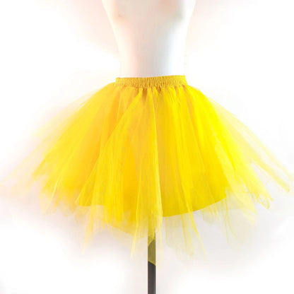 Women's Princess Dress Girl Ballet Halloween Christmas Luxury Tutu Tulle Midi Short Dress Retro Ballet Bubble Dance Dress