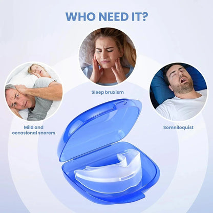 Anti Snoring Mouth Guard Anti Bruxism Teeth Grinding Sleep Aid Comfortable Night Sleep Breathing Protector For Reducing Snoring