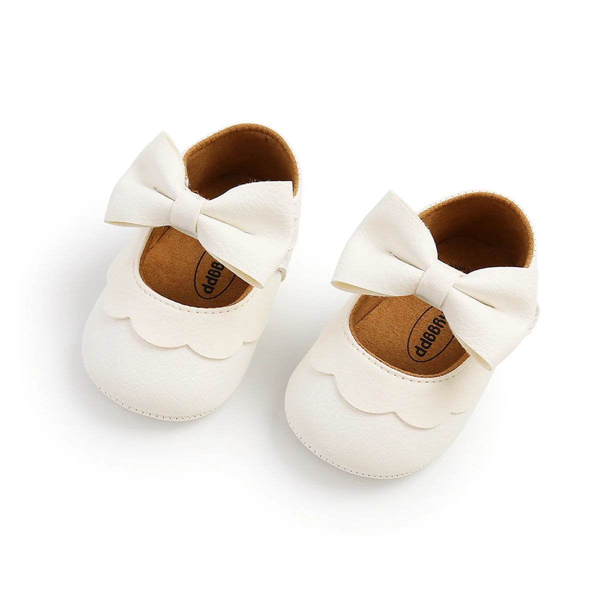Baby Girls Flat Shoes, First Walker BowKnot Solid Soft Sole Shoes Newborn Girls Princess Shoes
