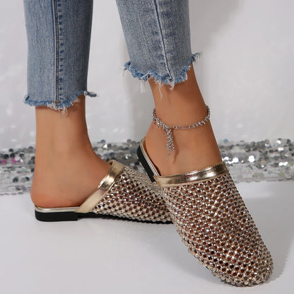 Women-Slippers-Summer-2025-New-Luxury-Brand-Slippers-Lightweight-Round-Head-Shoes-Water-Diamond-Large-Flat-Sandals-Slides-Women