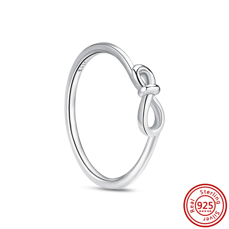 New 925 Sterling Silver Shiny Classic Square Crown Heart-shaped Ring Exquisite Luxury Charm Jewelry Holiday Surprise Gifts