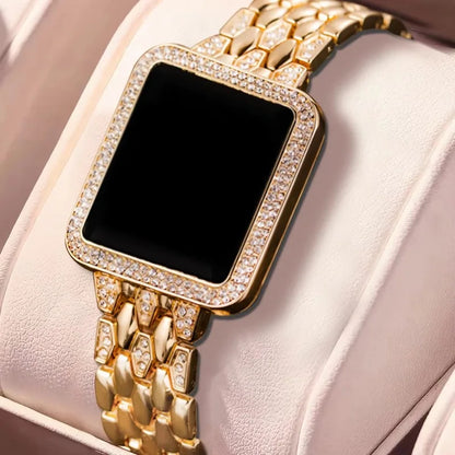 Luxury Diamond Digital Watches for Woman Simple Touch Screen Women LED Watch Fashion Steel Strap Ladies Watch Gift Reloj Mujer
