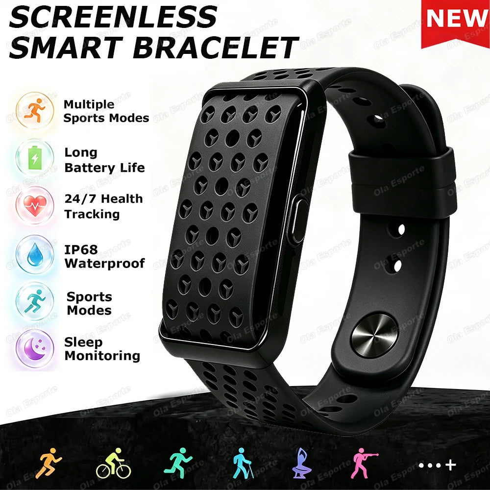 New Sport Fitness Tracker Smart Bracelet Heart Rate Blood Pressure Monitor Pedometer Call Reminder Smartwatch for Men Women Ht22
