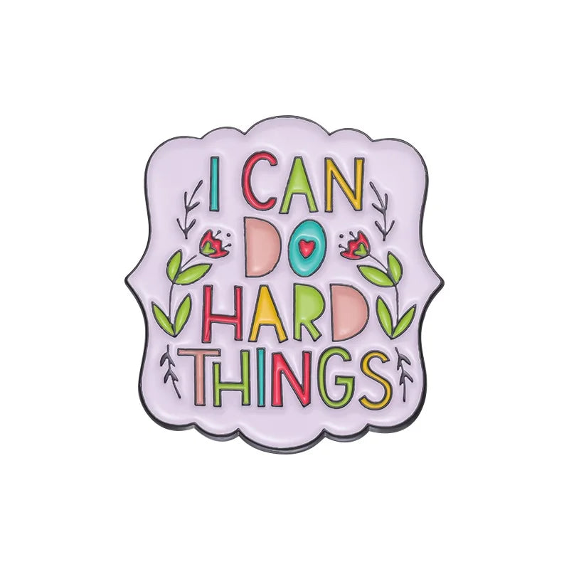 31Styles Geometric Humorous Phrase Enamel Pins Custom Funny Quotes Metal Brooches Lapel Badge Backpack Decorative Jewelry Gifts
