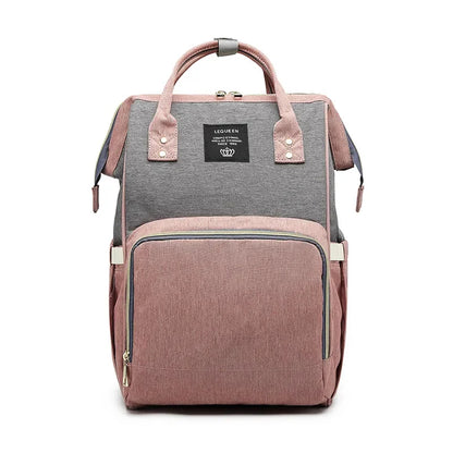 Lequeen Mummy Maternity Diaper Bag Backpack Nappy Bag Large Capacity Stroller Bag Travel Diaper Backpack for Baby Care