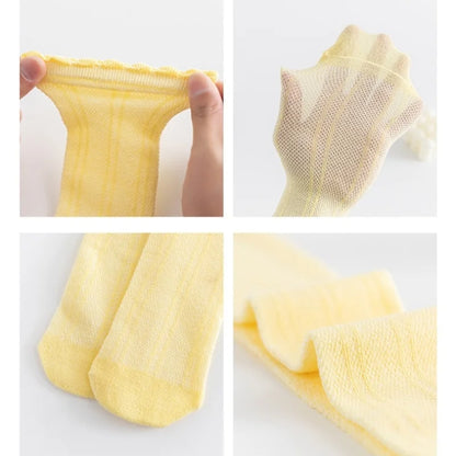 Children's Girl High Long Socks  Princess Mesh School Spring Summer Kids Stockings