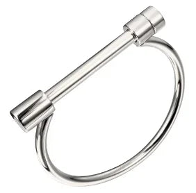 Stainless Steel With Zirconia Bracelet Bangle Simple Jewelry