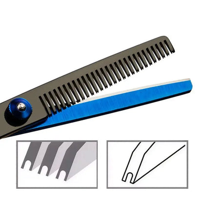 Gianxi Stainless Steel Hair Clippers  Hair Professional Thinning Teeth Clipper  Flat Clipper  Broken Hair Clipper