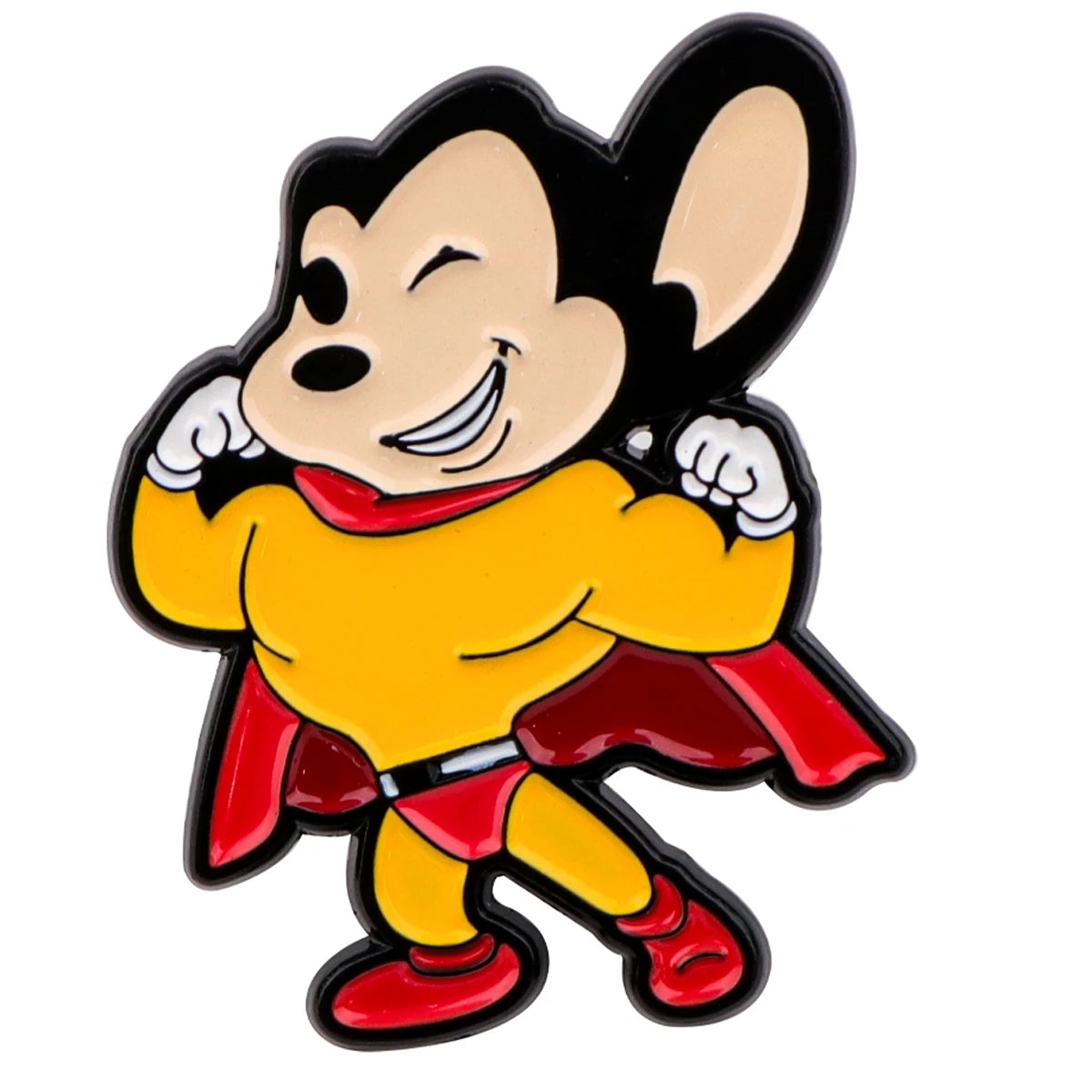 Cartoon Mouse Brooches For Women Funny Animal Enamel Pin Metal Badge Jewelry Clothing Backpack Accessories Friends Gift