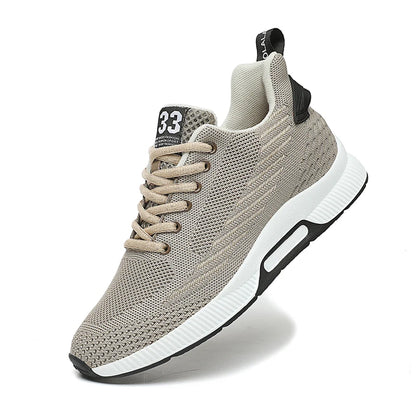 Sneakers Men Height Increase Insoles 6cm Elevator Shoes Chunky Taller Heel Lift Plus Size 37-46