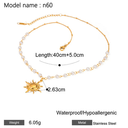 2026 Vintage Necklace On Neck Chain Women's Jewelry Accessories For Girls Clothing Aesthetic Gifts Fashion Pendant