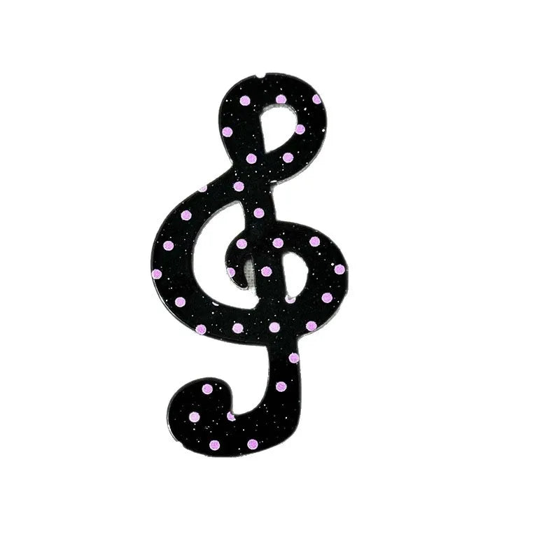 1/5Pcs Musical Note Hair Clip - Stylish Star Elegant Barrettes Women's Daily Fashion Hairpin Accessory
