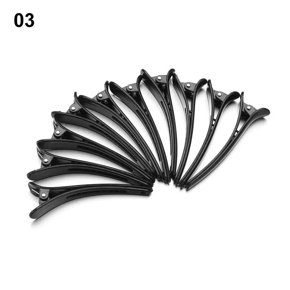 10Pcs 10Pcs Hairdressing Hairpins Salon Styling Hair Clips Basic Hair Clips Section Clamps Washing Shower Barrette