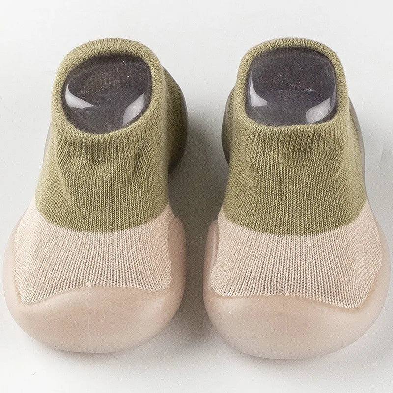 Summer New Combed Cotton Anti slip and Breathable Children's Soft Sole Shoes Baby Walking Shoes Mesh Faced Baby Floor Socks