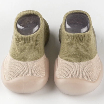 Summer New Combed Cotton Anti slip and Breathable Children's Soft Sole Shoes Baby Walking Shoes Mesh Faced Baby Floor Socks