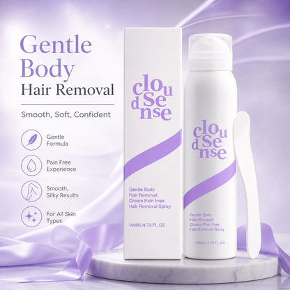 Body Hair Removal Mousse Spray Gentle Painless For Armpit Legs Arms Smooth No Black Spots Refreshing Hair Remover