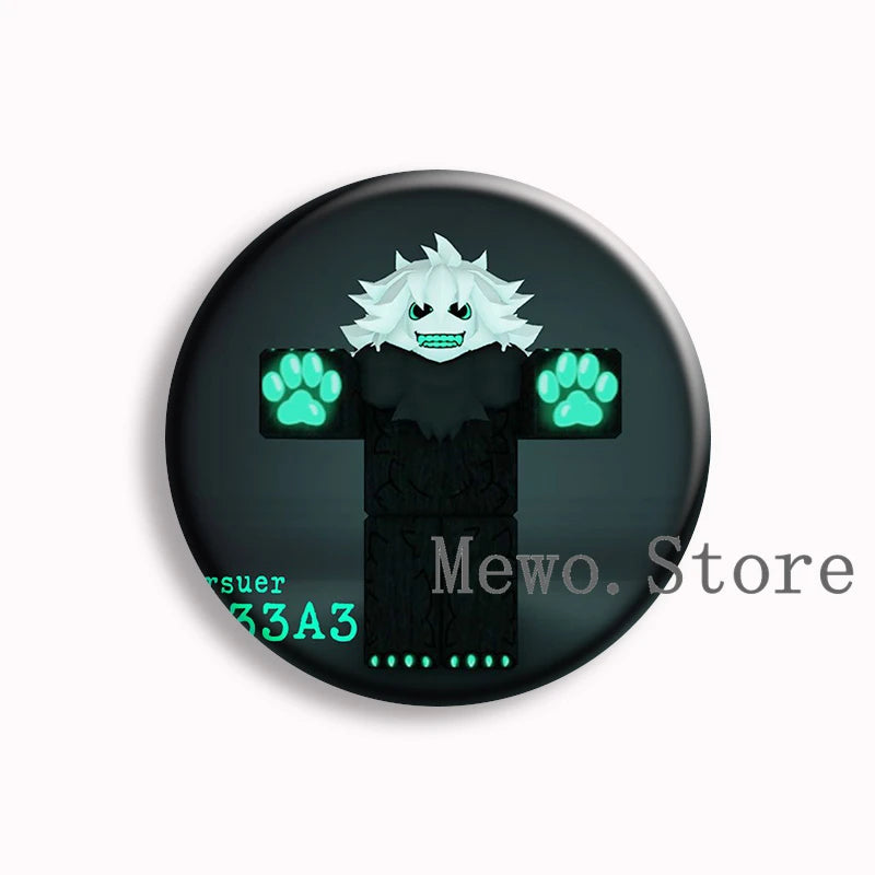 Dod Pursuer Anime Soft Button Pin Forsaken Dead Of Death Brooches Badge Bag Decor Jewelry Gamer Collect