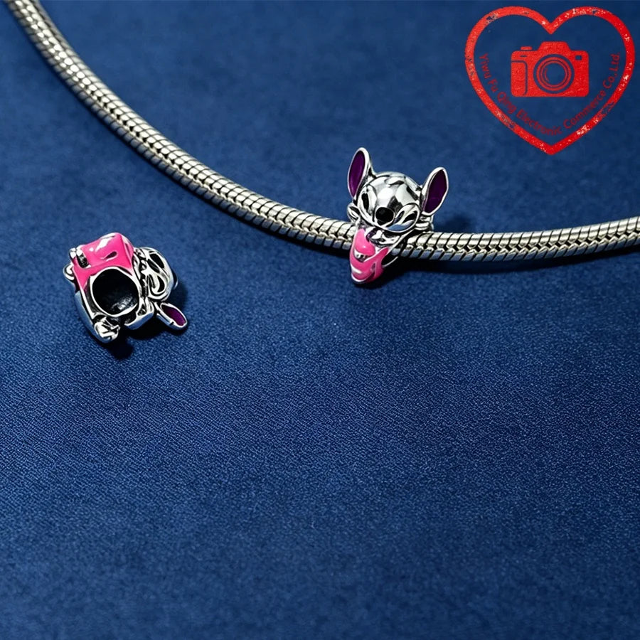 New Original Charms DIY Women Jewelry Gifts Fox Rabbit Chicken Pig Pet Dog Elephant Beads Fit 925 Silver Bracelets Accessories