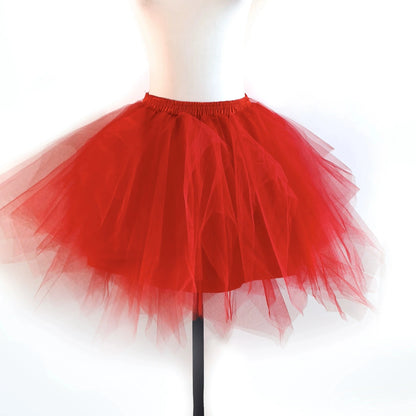 Women's Princess Dress Girl Ballet Halloween Christmas Luxury Tutu Tulle Midi Short Dress Retro Ballet Bubble Dance Dress