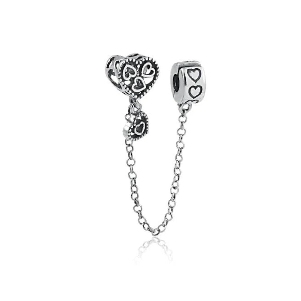 2025 New Hot Selling Colorful Love Puzzle Charm Bead Jewelry 925 Silver Original Women's Bracelet DIY Jewelry Gift
