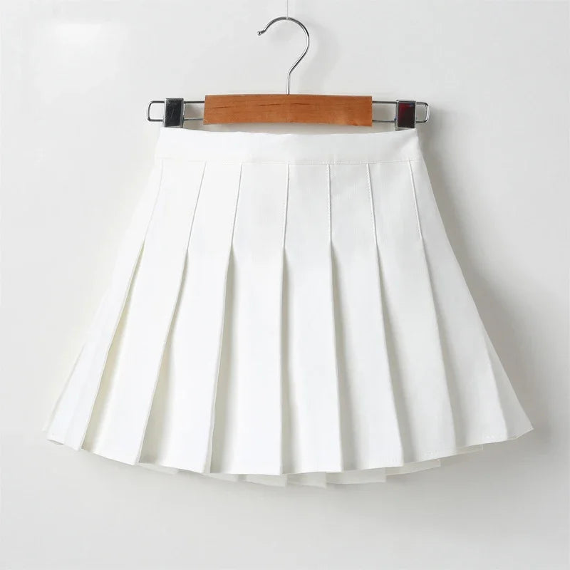 Baby Toddler Children Clothing School Plaid Girls Skirt Bottoming Princess Pleated Skirts Kids Short SKirt Summer Child Clothes