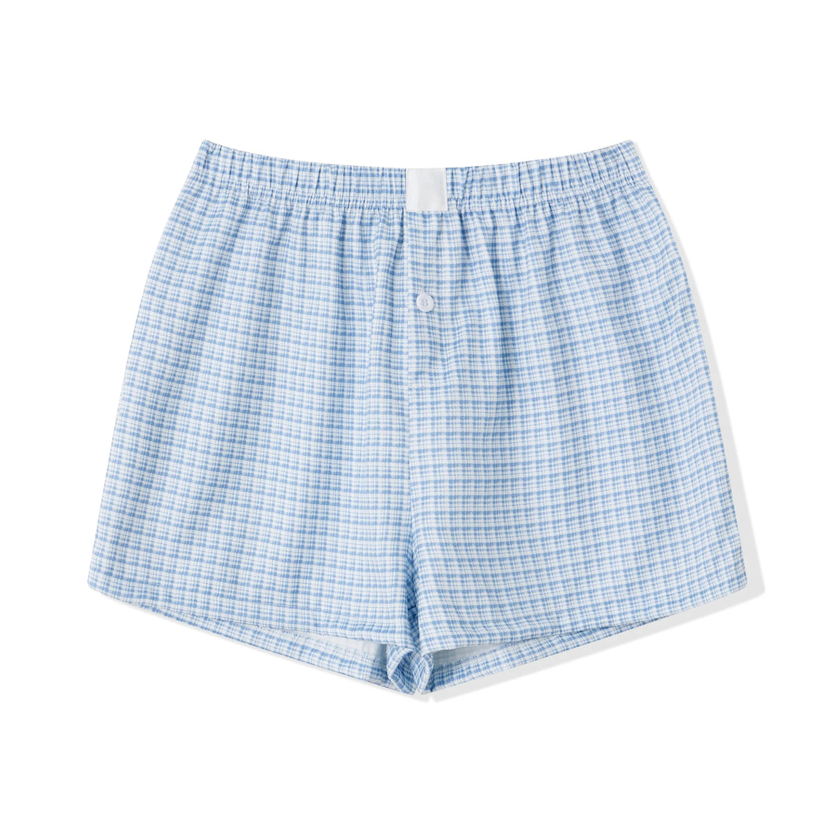 hirigin Women Y2k Gingham Boxer Shorts Stripes Button Elastic Waist Boxers Cute Mini Bloomers Plaid Loose Fit Boy Shorts