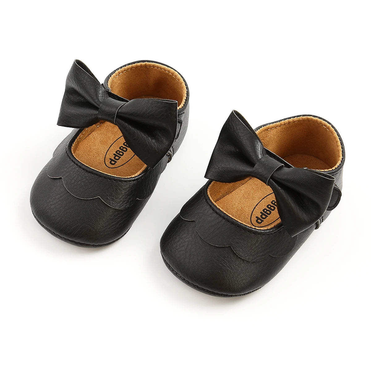 Baby Girls Flat Shoes, First Walker BowKnot Solid Soft Sole Shoes Newborn Girls Princess Shoes