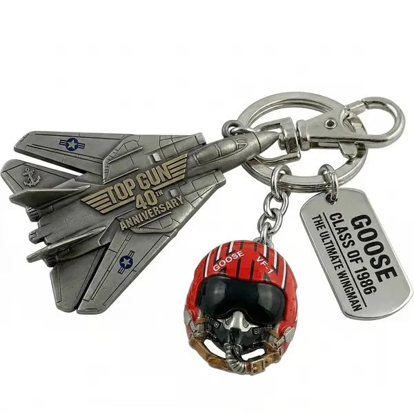 In Stock Top Gun 40th Anniversary Keychain Pilot Duck Cosplay Collectible Figurine 2026 Movie Fan Exclusive Gift