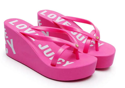 Women's Toe-Post Platform Wedge Sandals