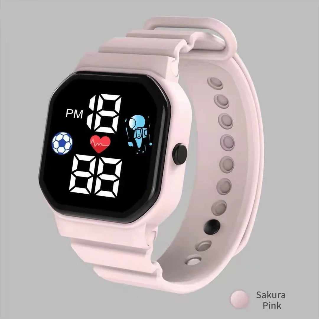 Simple Women Digital Watches Waterproof Sports LED Watch Fashion Luminous Electronic Wristwatch Casual Mens Women Kids Clock