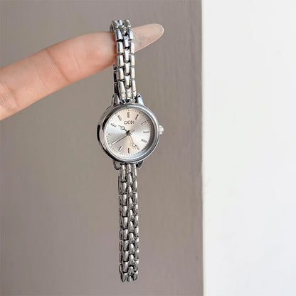 Fashionable Minimalist Thin Strap Women's Watches Water-Resistant Quartz Wristwatch Student Bracelet Watch Dress Pairing