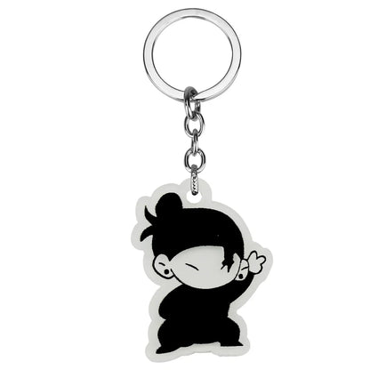 Anime Keychain Geto Suguru Satoru Gojo JJK Phone Charm Accessories Pendant Keyring Bag Jewelry Gift