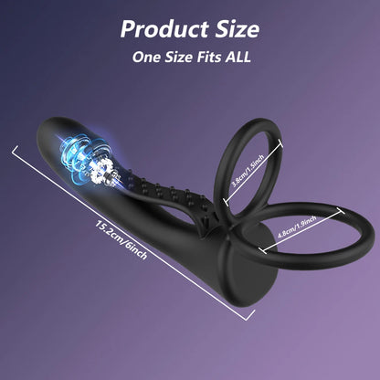 Double Penetration Dildo Vibrator Anal Plug Strap On Dildo With Ring Penis For Woman Men Couples Lesbian Masturbator Adult Game
