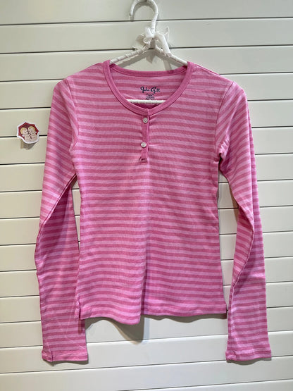 Retro White Ribbed Button T-shirts Women Spring Cotton Round Neck Long Sleeve Tees Female Y2k Streetwear Casual T Shirt Tops