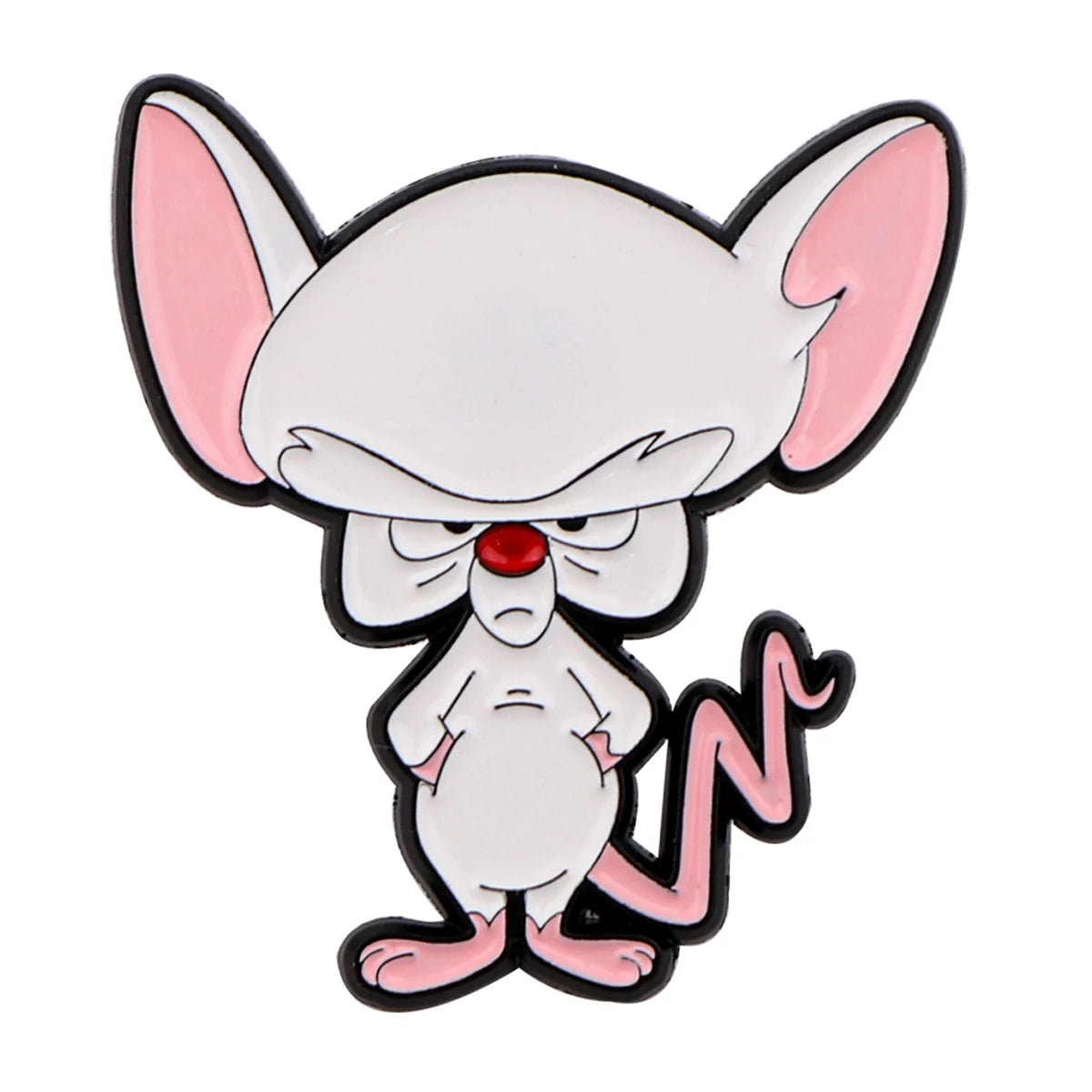Cartoon Mouse Brooches For Women Funny Animal Enamel Pin Metal Badge Jewelry Clothing Backpack Accessories Friends Gift