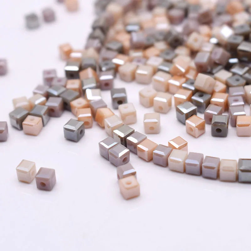 Multiple Styles Shapes Heterogeneous Multi-color Faceted Crystal Glass Beads for Jewelry Making DIY Necklace